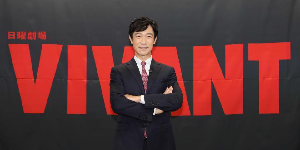 　「ＶＩＶＡＮＴ」の続編を発表した堺雅人（撮影・石井剣太郎）