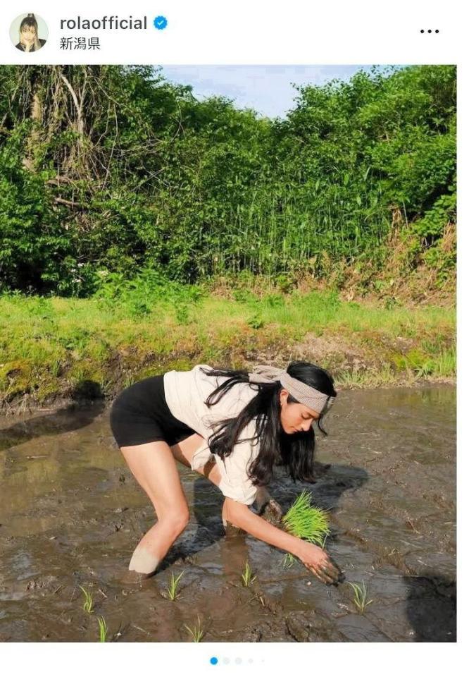 　モデルのローラのインスタグラム（ｒｏｌａｏｆｆｉｃｉａｌ）より