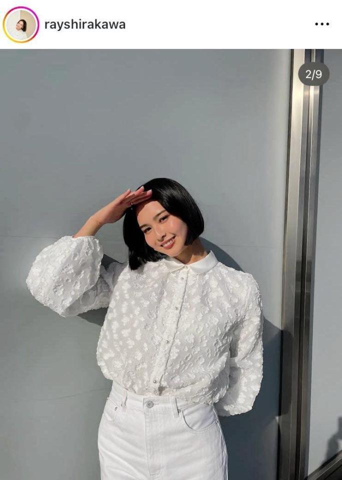 白河れいのインスタグラム＠ｒａｙｓｈｉｒａｋａｗａより