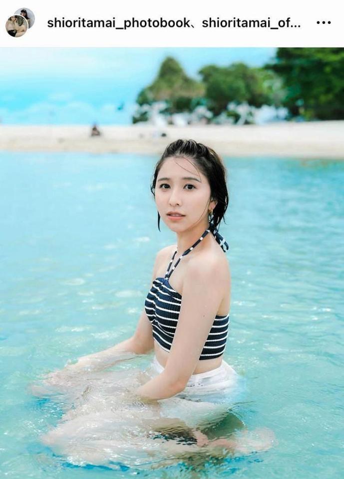 水着カットも！玉井詩織のインスタグラム＠ｓｈｉｏｒｉｔａｍａｉ＿ｏｆｆｉｃｉａｌより
