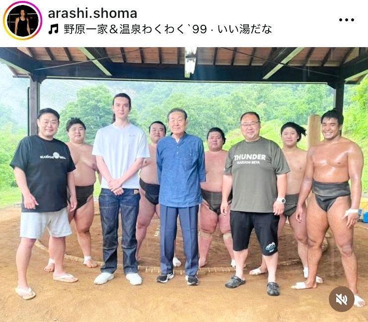 嵐翔真のインスタグラム＠ａｒａｓｈｉ．ｓｈｏｍａより