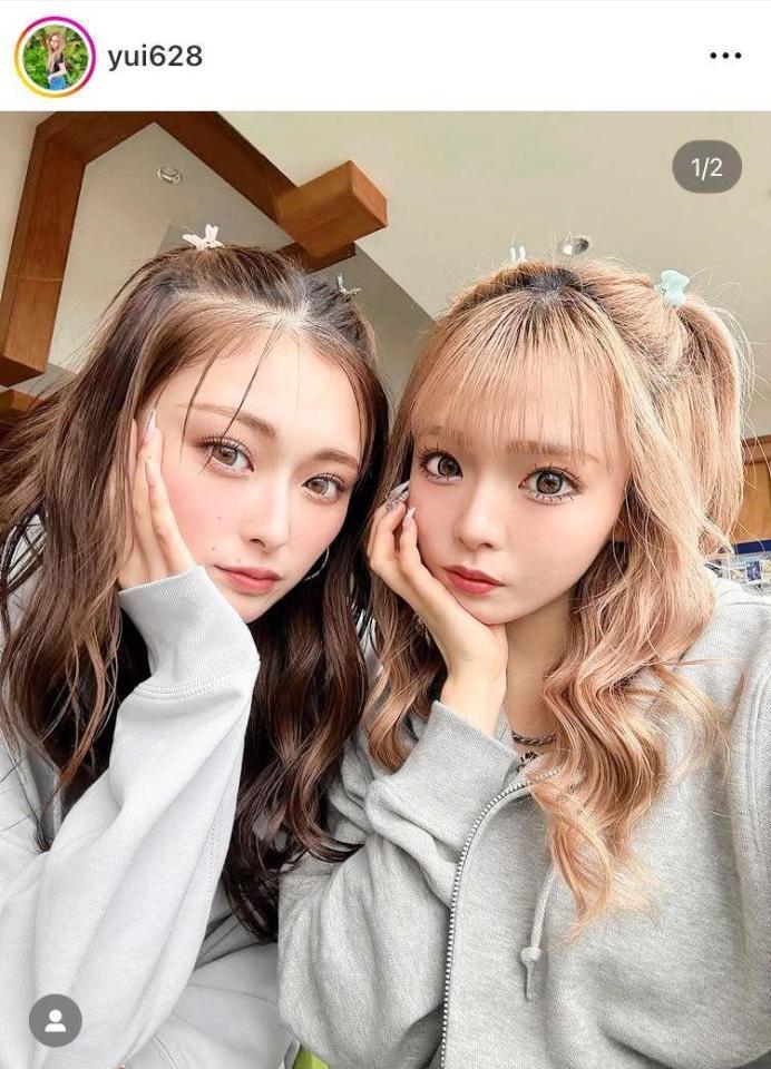 ゆいちゃみのインスタグラム＠ｙｕｉ６２８より 