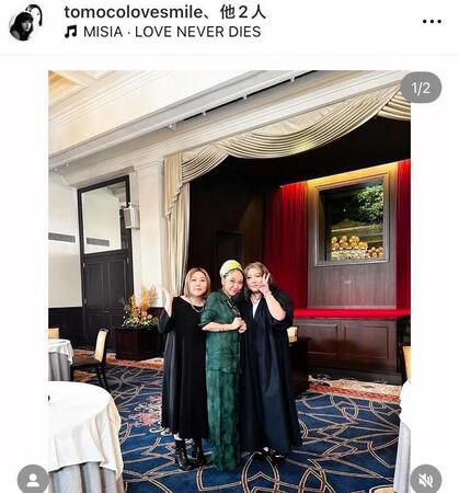 ＭＩＳＩＡと番組収録。海原ともこのインスタグラム＠ｔｏｍｏｃｏｌｏｖｅｓｍｉｌｅより