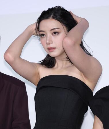 　映画「リライト」公開記念前夜祭イベントに出席した池田エライザ（撮影・棚橋慶太）