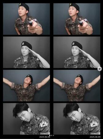 ＢＴＳ　ＲＭの公式インスタグラム＠ｒｋｉｖｅより