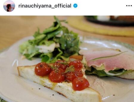 内山理名のインスタグラム＠ｒｉｎａｕｃｈｉｙａｍａ＿ｏｆｆｉｃｉａｌより