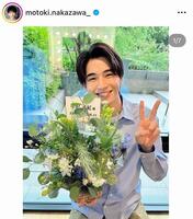 ２４年１０月の中沢元紀のインスタグラム＠ｍｏｔｏｋｉ．ｎａｋａｚａｗａ＿より