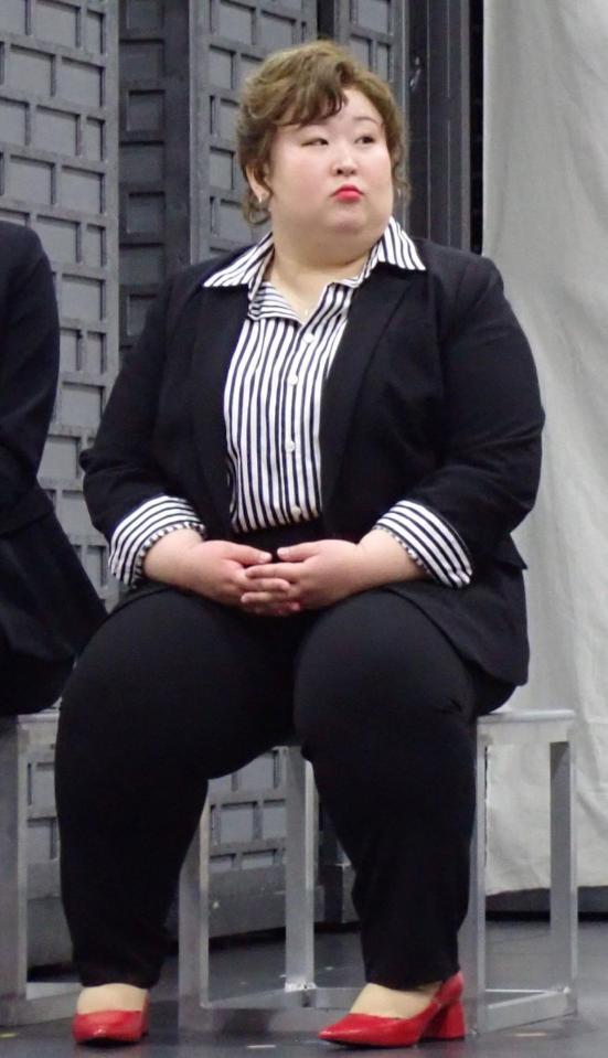 　登壇した３時のヒロイン・かなで