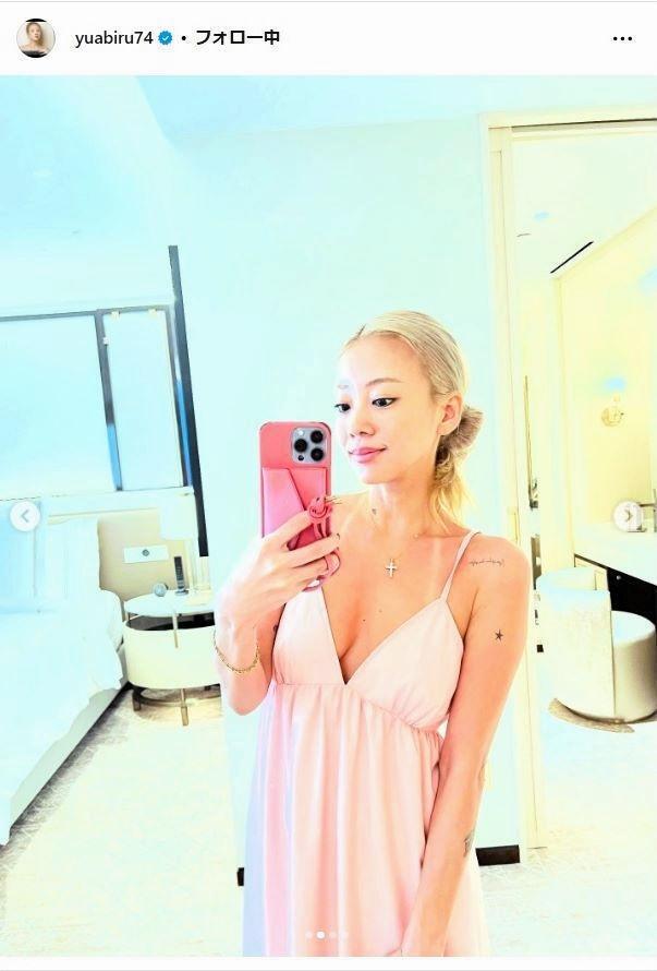 あびる優のインスタグラム＠ｙｕａｂｉｒｕ７４から