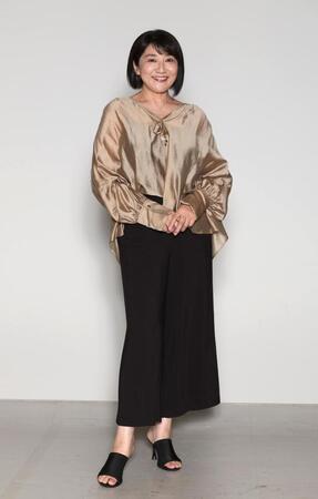 　ドラマで怪演を見せる松下由樹（撮影・佐々木彰尚）