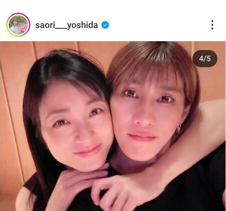 　吉田沙保里さんのインスタグラム（＠ｓａｏｒｉ＿ｙｏｓｈｉｄａ）から