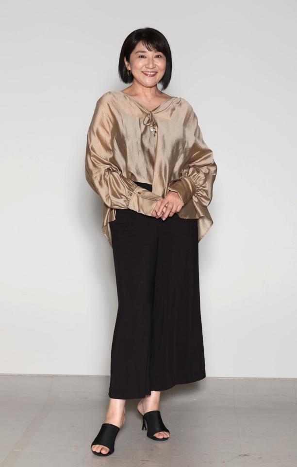 　ドラマで怪演を見せる松下由樹（撮影・佐々木彰尚）