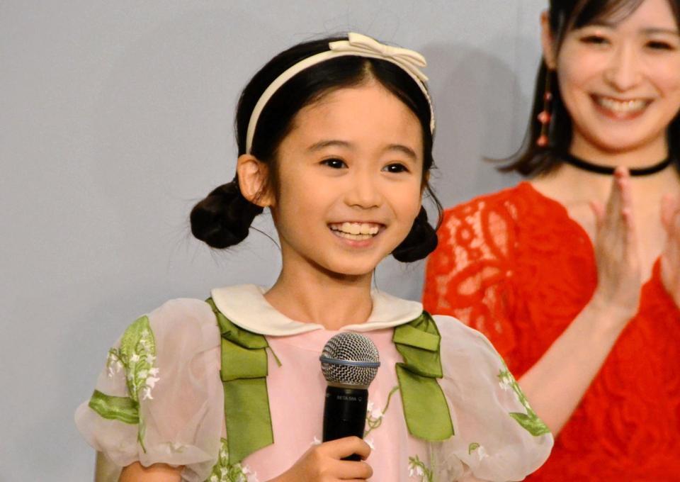 　ミュージカル「ＳＰＹ×ＦＡＭＩＬＹ」の制作発表会見に登場した泉谷星奈