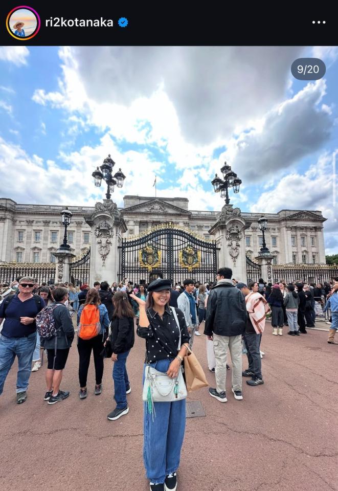 　田中律子のインスタグラム＠ｒｉ２ｋｏｔａｎａｋａより