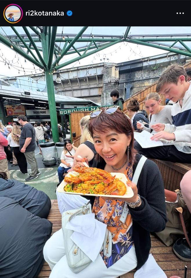 　田中律子のインスタグラム＠ｒｉ２ｋｏｔａｎａｋａより