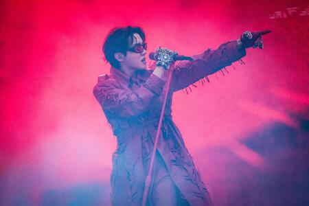 　ワールドツアーのアンコール公演を行ったＢＴＳのＪ－ＨＯＰＥ　（Ｐ）＆（Ｃ）ＢＩＧＨＩＴ　ＭＵＳＩＣ