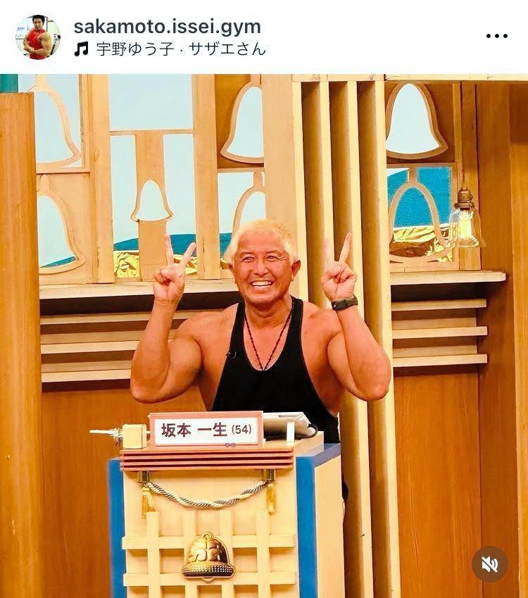 　クイズ挑戦する坂本一生のインスタグラム＠ｓａｋａｍｏｔｏ．ｉｓｓｅｉ．ｇｙｍより