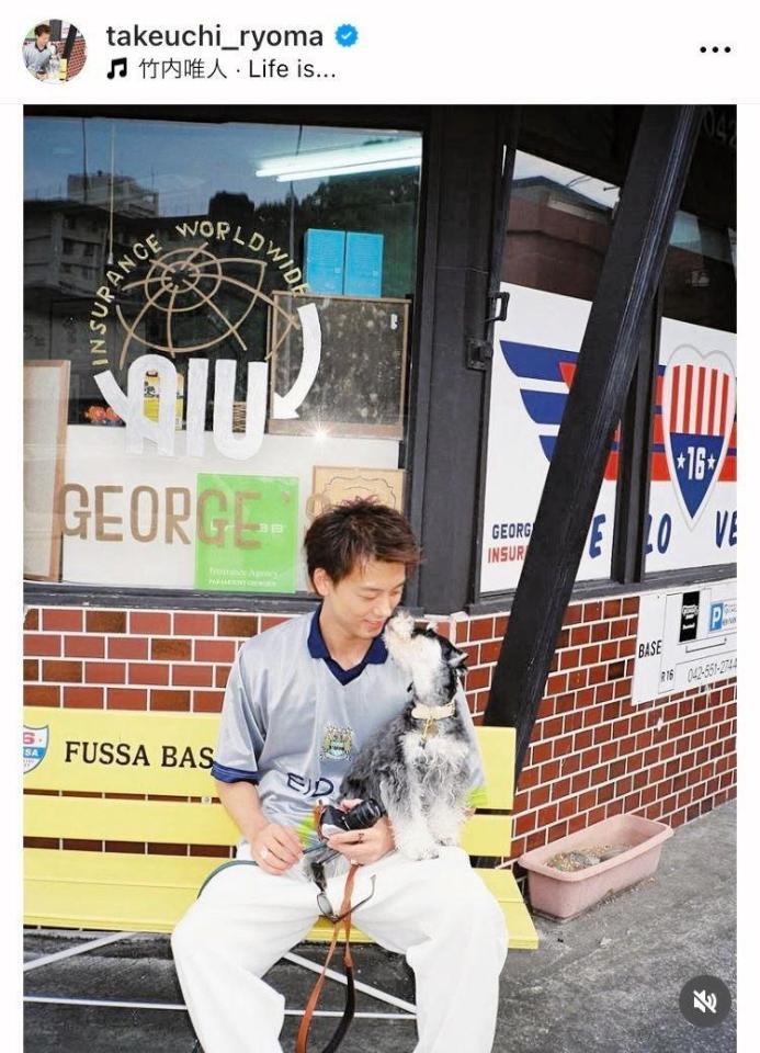 　竹内涼真のインスタグラム＠ｔａｋｅｕｃｈｉ＿ｒｙｏｍａから