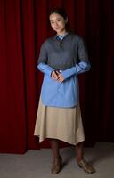 デビュー１０周年を迎え、活躍の場を広げる堀田真由（撮影・伊藤笙子、ヘアメイク・中山友恵、スタイリスト・辻村真理）