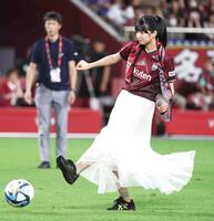 　ヴィッセル神戸のホームゲームに登場＝２０２３年