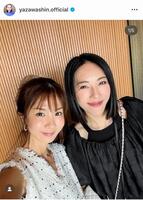 　ほしのあき（左）と。矢沢心のインスタグラム＠ｙａｚａｗａｓｈｉｎ．ｏｆｆｉｃｉａｌより 