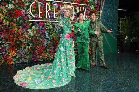 　イベントに登場したＭｒｓ．ＧＲＥＥＮ　ＡＰＰＬＥ