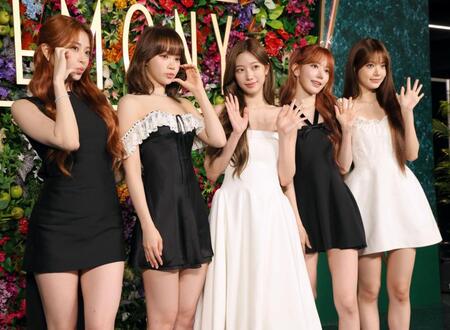 　グリーンカーペットイベントに登場したＬＥ　ＳＳＥＲＡＦＩＭ（撮影・棚橋慶太）