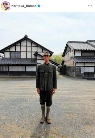 　１０キロ減量して撮影に臨んだ濱尾ノリタカのインスタグラム＠ｎｏｒｉｔａｋａ＿ｈａｍａｏより