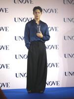 　イベントに最高のビジュアルで登壇したＳＥＶＥＮＴＥＥＮのＭＩＮＧＹＵ