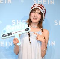 　ＳＨＥＩＮ　ＪＡＰＡＮ　２０２５シーズンモデルを務めるＨＩＴＯＭＩ（撮影・堀内翔）