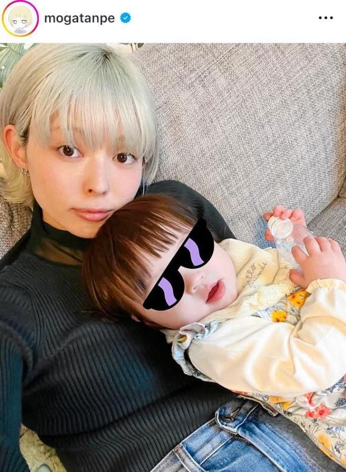 長女１歳を報告した２２年５月１日付の最上もがのインスタグラム＠ｍｏｇａｔａｎｐｅより 