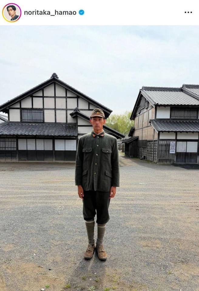 　１０キロ減量して撮影に臨んだ濱尾ノリタカのインスタグラム＠ｎｏｒｉｔａｋａ＿ｈａｍａｏより