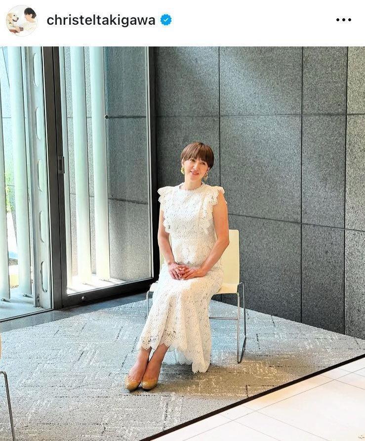 滝川クリステルのインスタグラム＠ｃｈｒｉｓｔｅｌｔａｋｉｇａｗａより