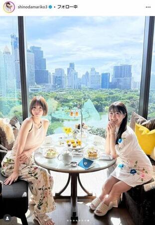 　篠田麻里子インスタグラム＠ｓｈｉｎｏｄａｍａｒｉｋｏ３から