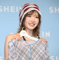 　ＳＨＥＩＮ　ＪＡＰＡＮ　２０２５シーズンモデルを務めるＨＩＴＯＭＩ（撮影・堀内翔）
