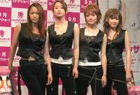 　（左から）ソニン、ｈｉｒｏ、平山あや、サエコ＝２００６年