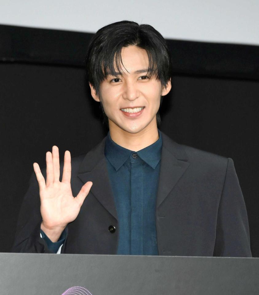 　アンバサダーを務める目黒蓮（撮影・堀内翔）