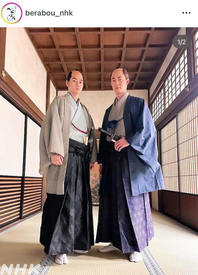 　「べらぼう」公式インスタグラム＠ｂｅｒａｂｏｕ＿ｎｈｋより