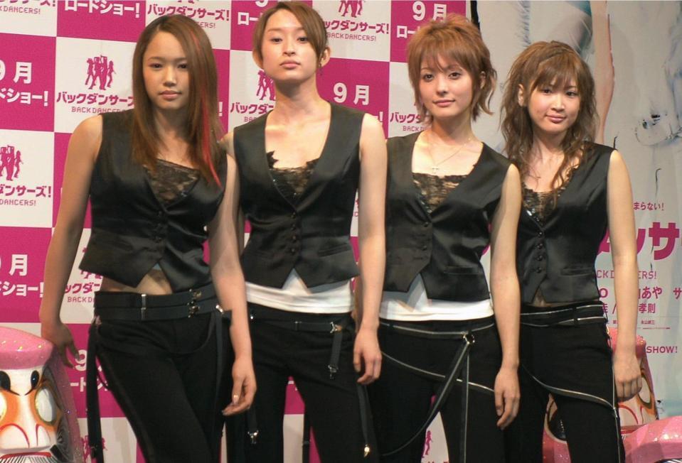 　（左から）ソニン、ｈｉｒｏ、平山あや、サエコ＝２００６年
