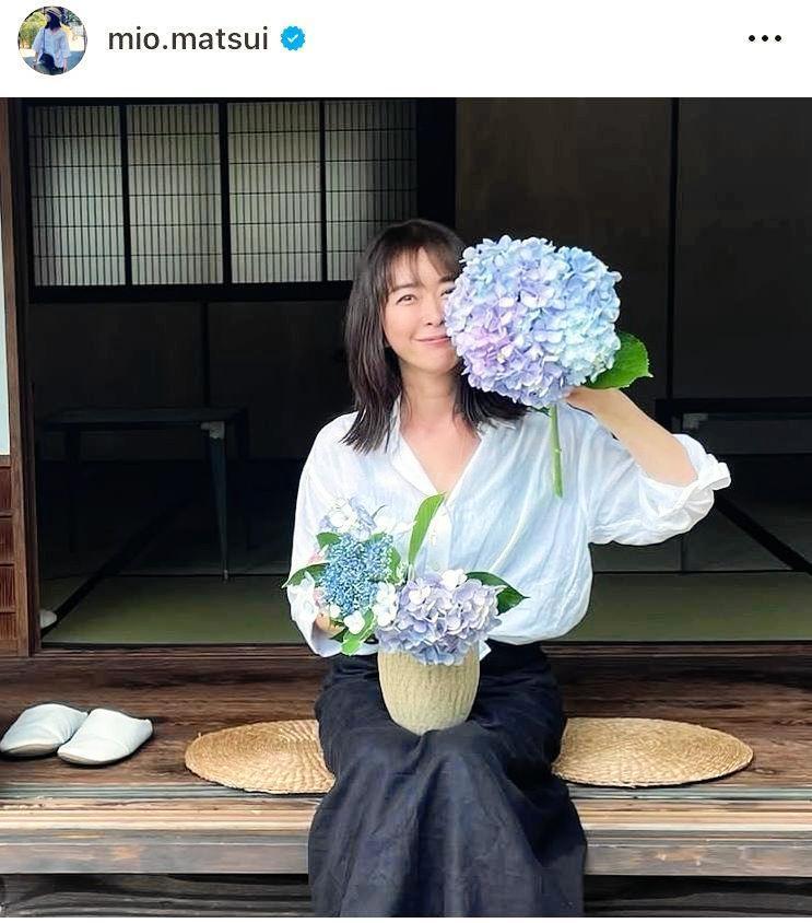 　松井美緒さんのインスタグラム＠ｍｉｏ．ｍａｔｓｕｉ（６月１５日付）より