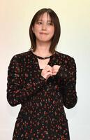 　ドラマの制作発表に登場した本田翼（撮影・持木克友）