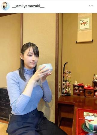 山崎あみのインスタグラム＠＿＿ａｍｉ．ｙａｍａｚａｋｉ＿＿より 