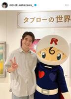 憧れのロールパンナとにっこり２Ｓ！中沢　元紀のインスタグラム＠ｍｏｔｏｋｉ．ｎａｋａｚａｗａ＿より