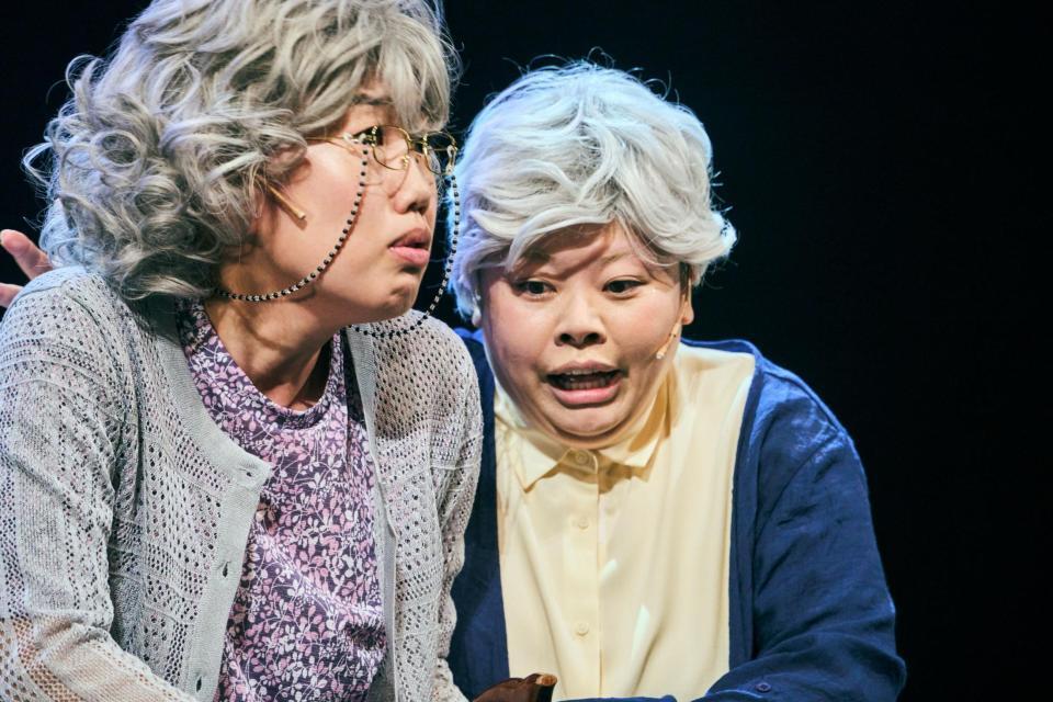 　コントライブで爆笑をさらった渡辺直美（右）とゲストの横澤夏子©吉本興業