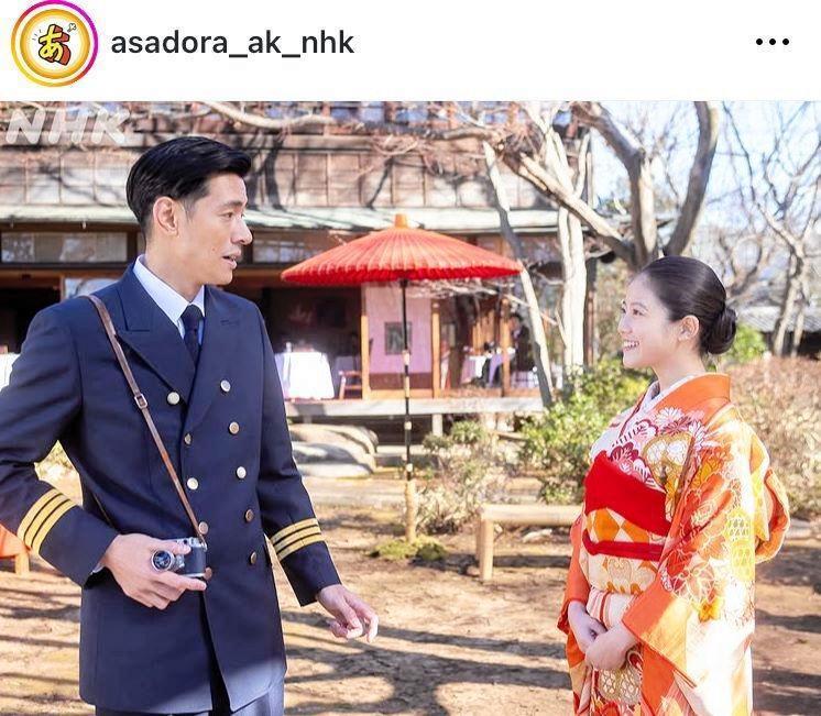 「あんぱん」の公式インスタグラム＠ａｓａｄｏｒａ＿ａｋ＿ｎｈｋより