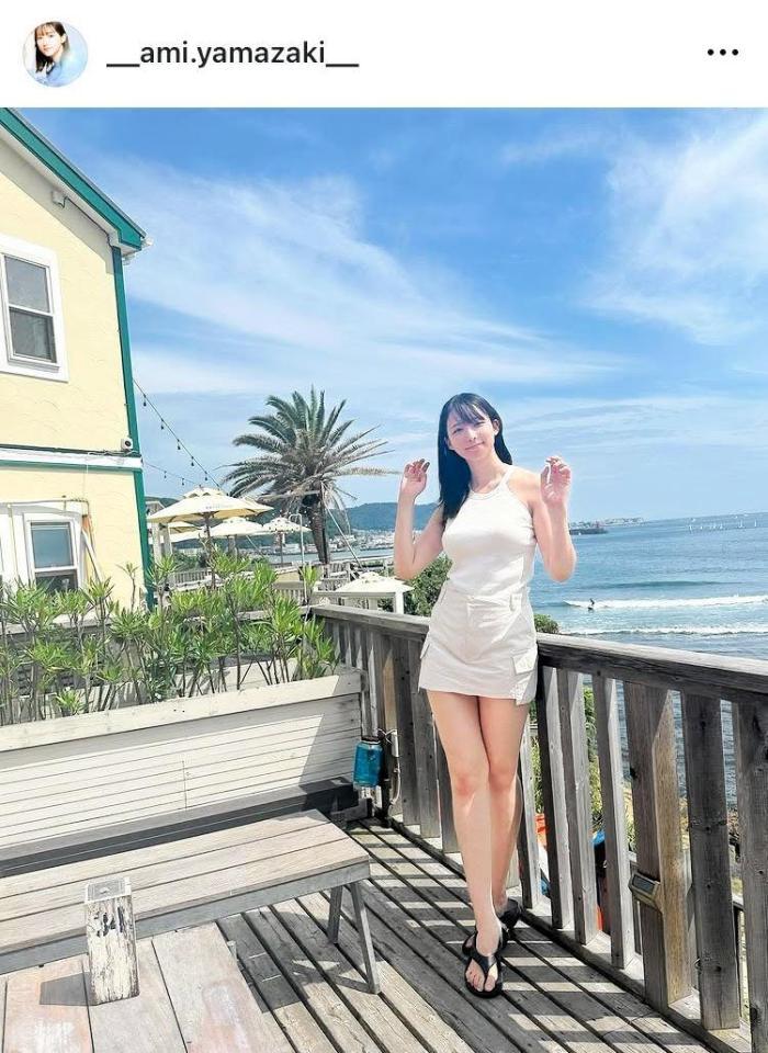 山崎あみのインスタグラム＠＿＿ａｍｉ．ｙａｍａｚａｋｉ＿＿より 
