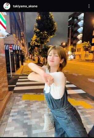 　瀧山あかねのインスタグラム＠ｔａｋｉｙａｍａ＿ａｋａｎｅから