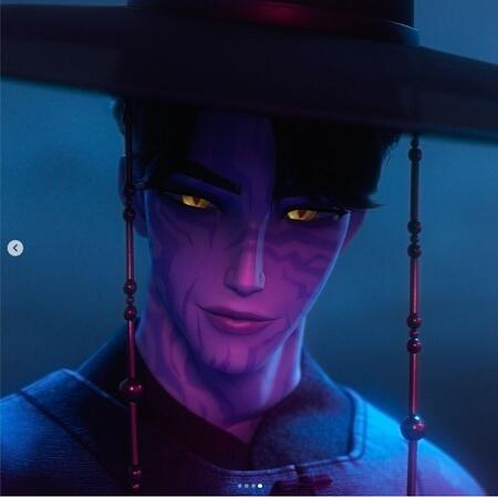 　アン・ヒョソプの公式インスタグラム＠ｉｍｈｙｏｓｅｏｐより　アン・ヒョソプが声優を務めたジヌ