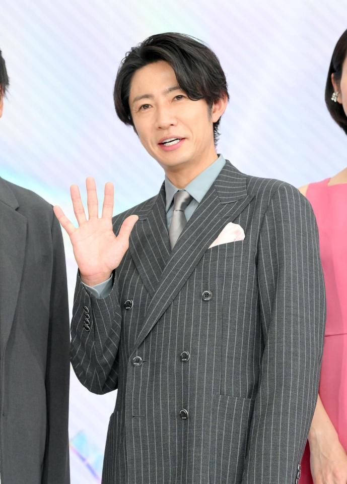 　「ｔｖ　ａｓａｈｉ　ＤＲＡＭＡ　ＦＥＳ　２０２５　Ｓｕｍｍｅｒ」に登場した相葉雅紀（撮影・伊藤笙子）