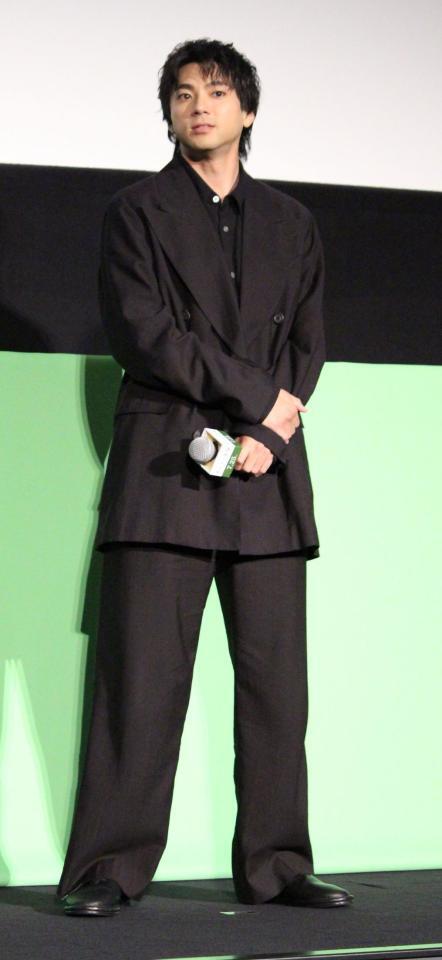 　上映会に登壇した山田裕貴